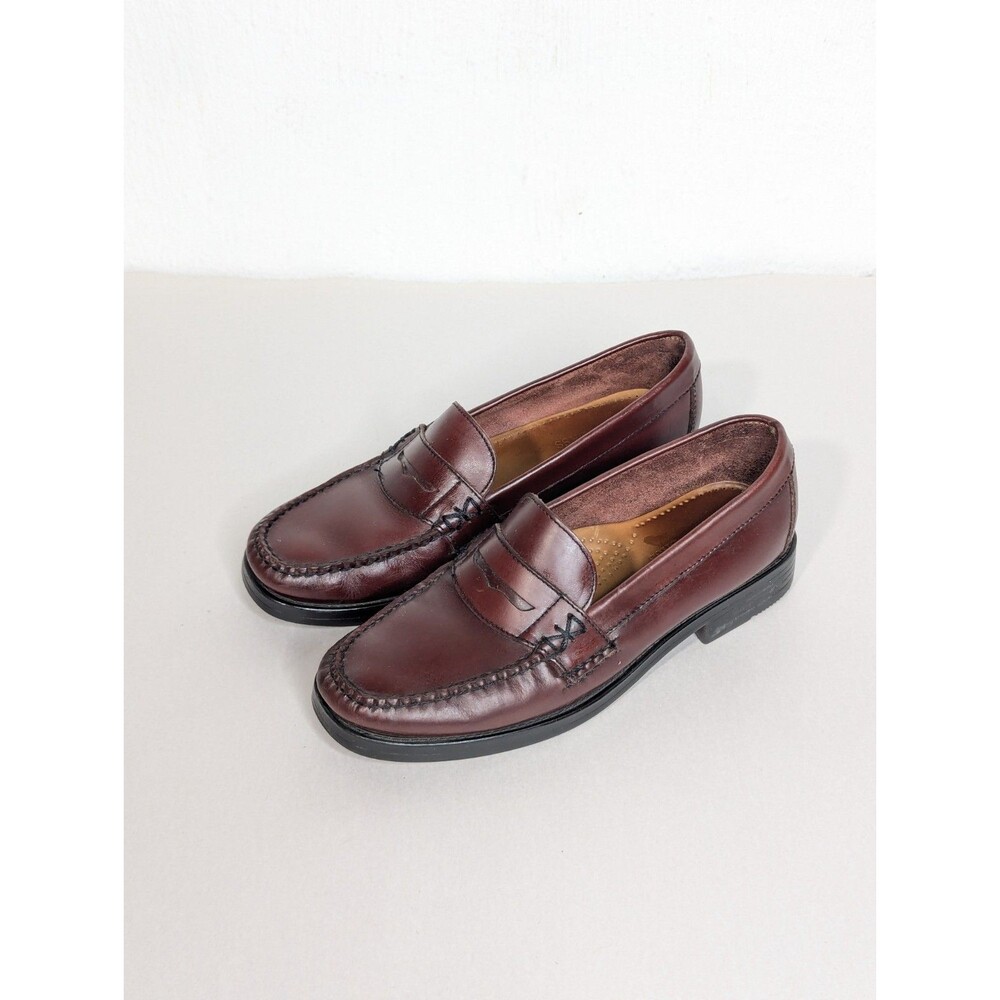 GH Bass Weejuns Katherine II Sz 5.5 Penny Loafers Burgundy Women's Preppy Casual